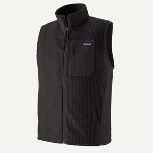 men color black r1 air fleece vest
